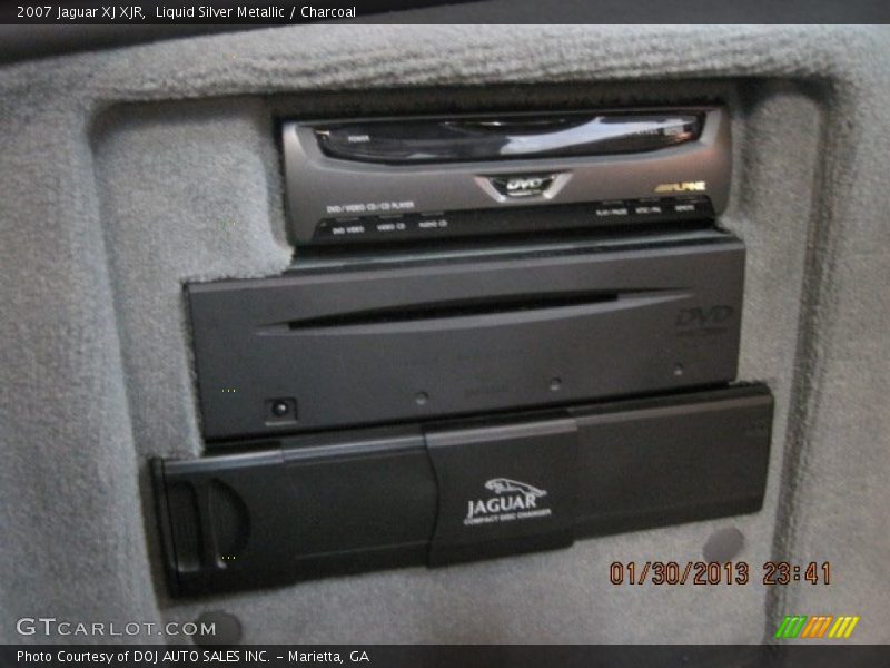 Liquid Silver Metallic / Charcoal 2007 Jaguar XJ XJR