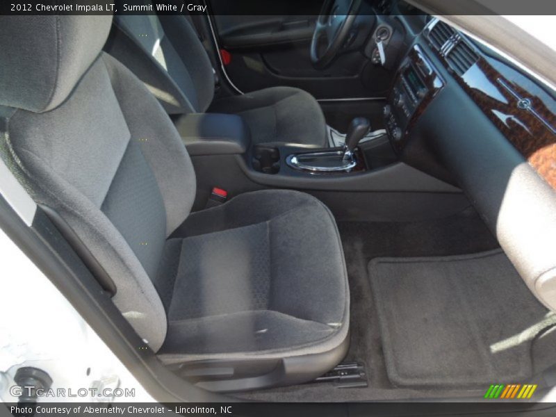 Summit White / Gray 2012 Chevrolet Impala LT
