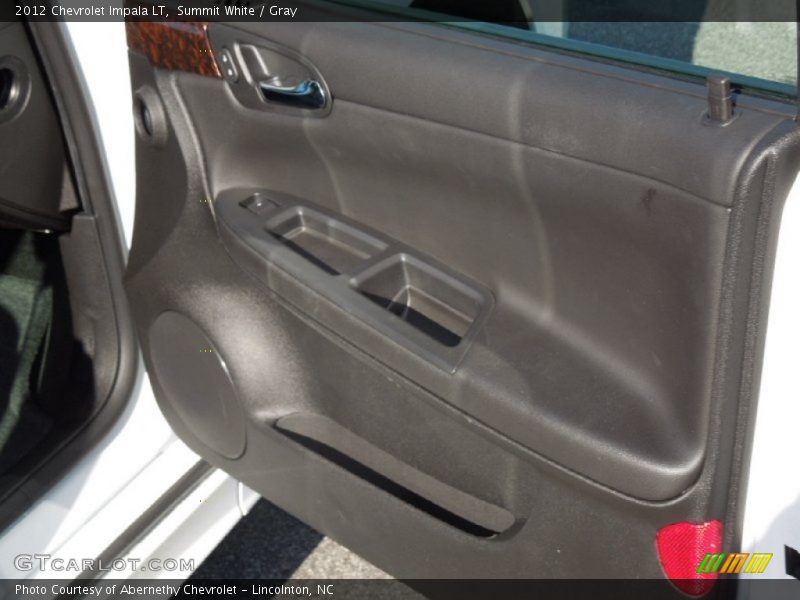 Summit White / Gray 2012 Chevrolet Impala LT