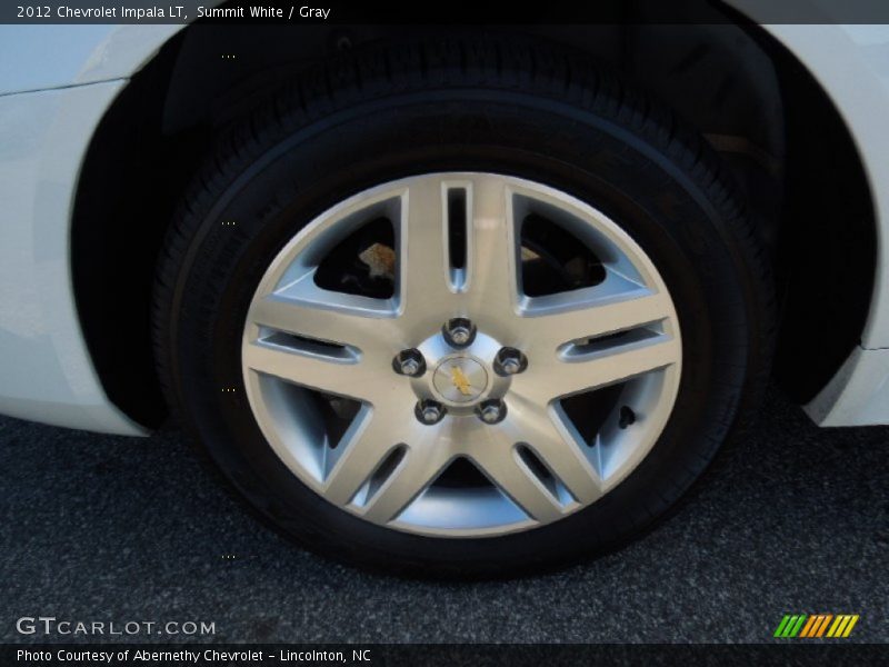 Summit White / Gray 2012 Chevrolet Impala LT
