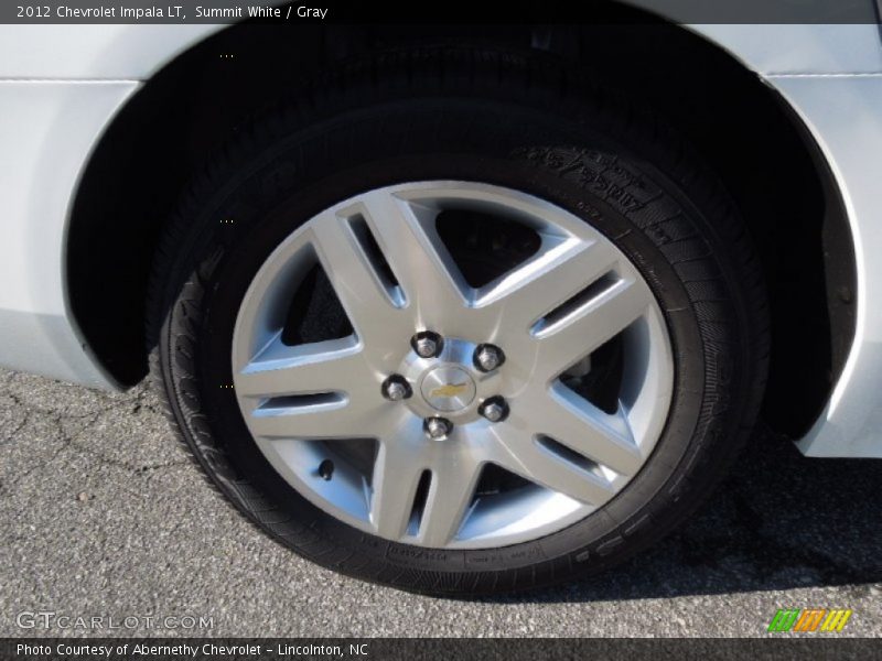 Summit White / Gray 2012 Chevrolet Impala LT