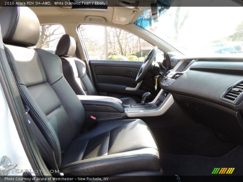 White Diamond Pearl / Ebony 2010 Acura RDX SH-AWD