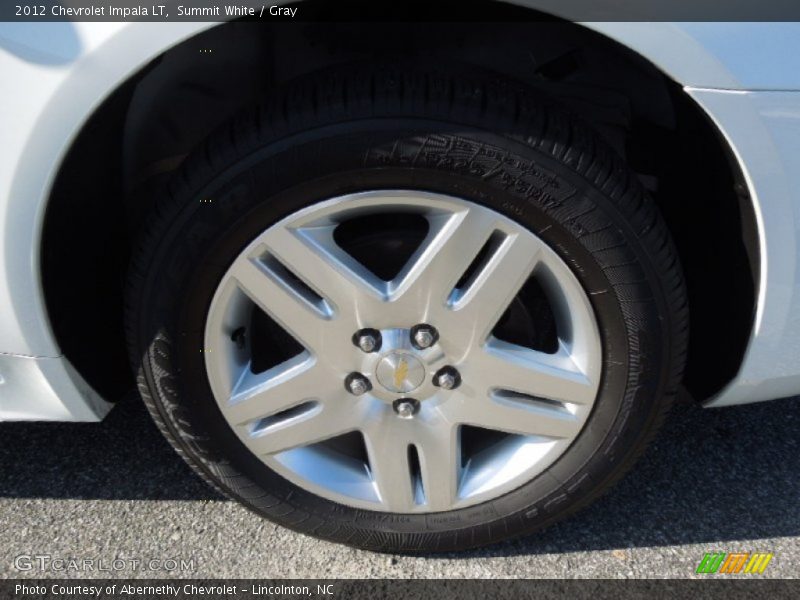 Summit White / Gray 2012 Chevrolet Impala LT