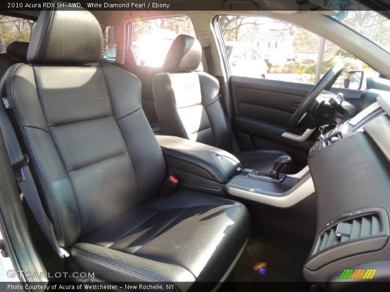 White Diamond Pearl / Ebony 2010 Acura RDX SH-AWD