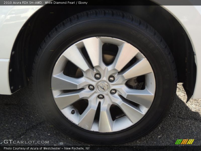 White Diamond Pearl / Ebony 2010 Acura RDX SH-AWD