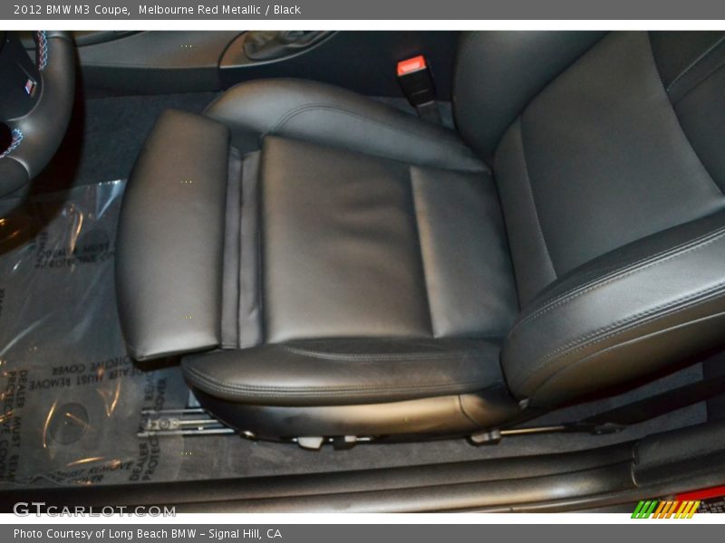 Melbourne Red Metallic / Black 2012 BMW M3 Coupe