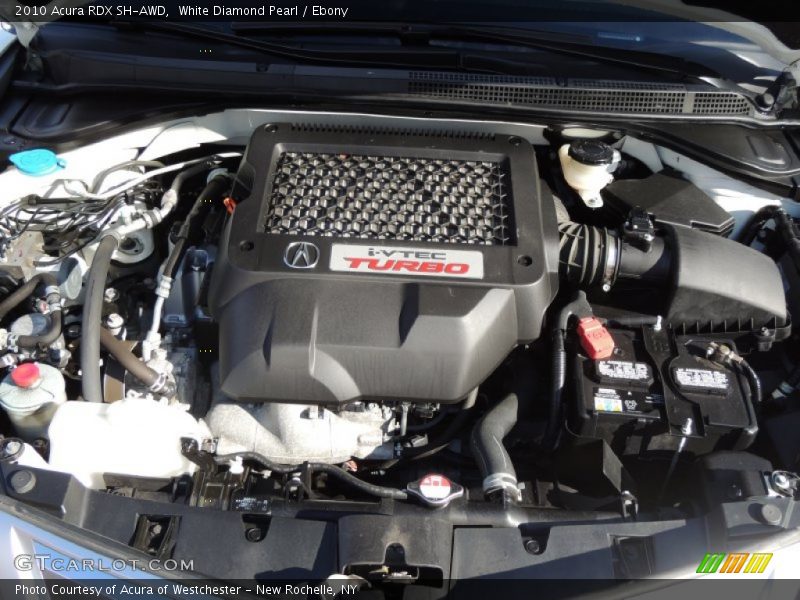White Diamond Pearl / Ebony 2010 Acura RDX SH-AWD