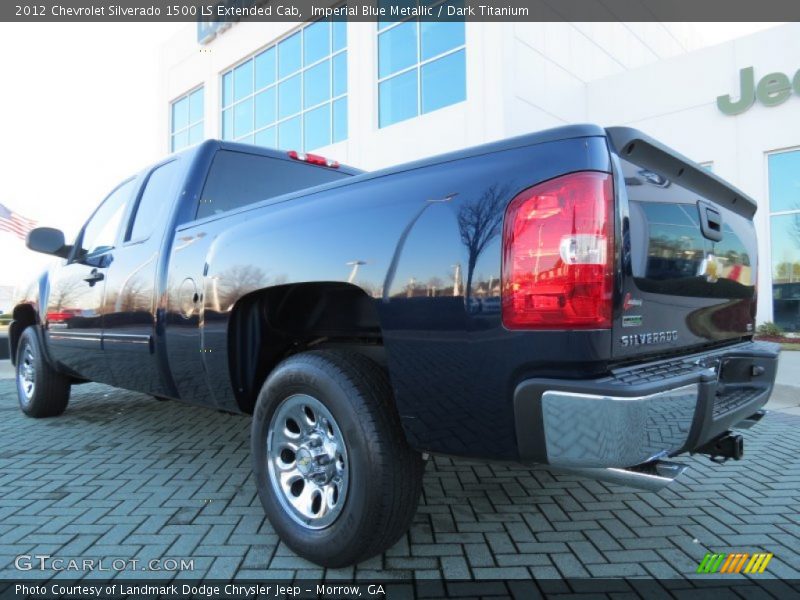 Imperial Blue Metallic / Dark Titanium 2012 Chevrolet Silverado 1500 LS Extended Cab