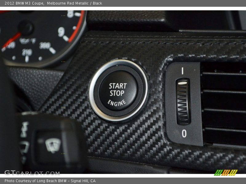 Melbourne Red Metallic / Black 2012 BMW M3 Coupe
