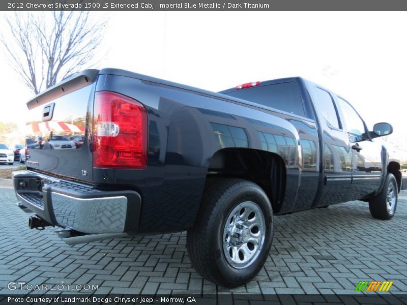 Imperial Blue Metallic / Dark Titanium 2012 Chevrolet Silverado 1500 LS Extended Cab