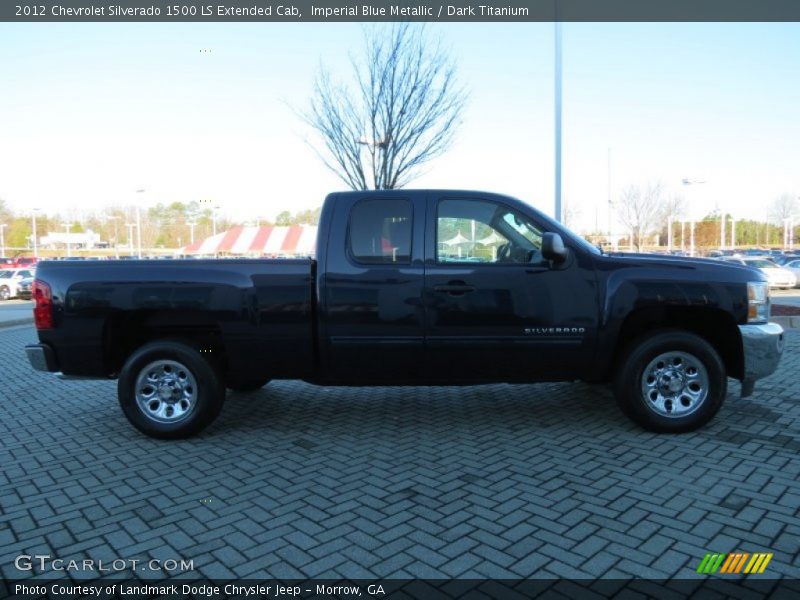 Imperial Blue Metallic / Dark Titanium 2012 Chevrolet Silverado 1500 LS Extended Cab