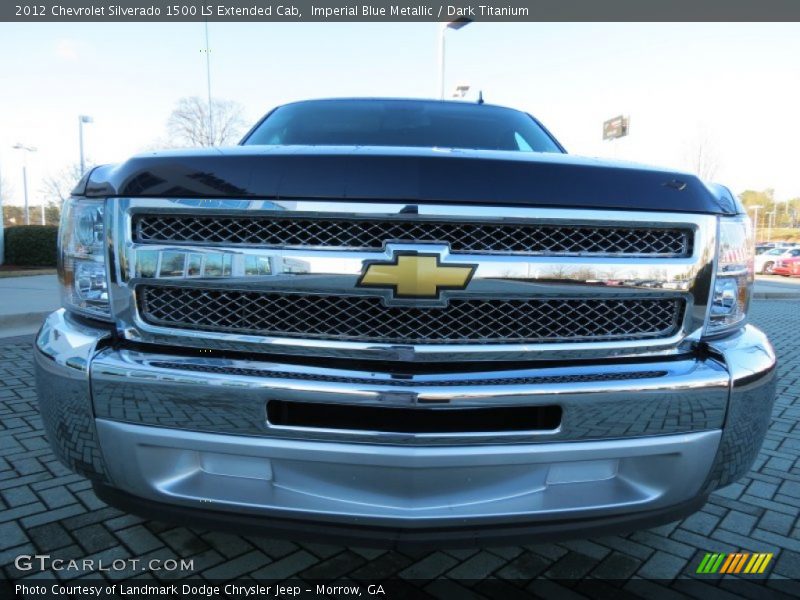 Imperial Blue Metallic / Dark Titanium 2012 Chevrolet Silverado 1500 LS Extended Cab