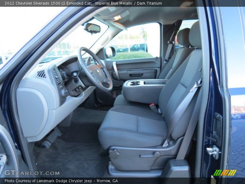 Imperial Blue Metallic / Dark Titanium 2012 Chevrolet Silverado 1500 LS Extended Cab