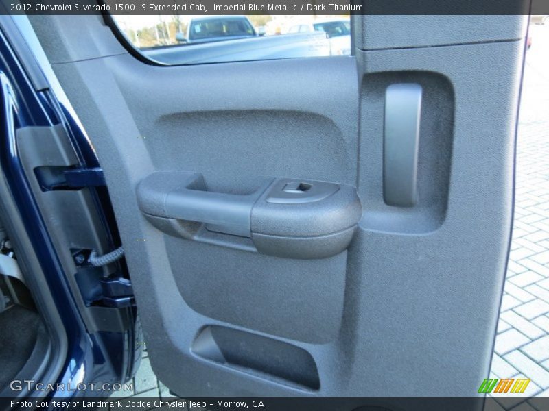 Imperial Blue Metallic / Dark Titanium 2012 Chevrolet Silverado 1500 LS Extended Cab