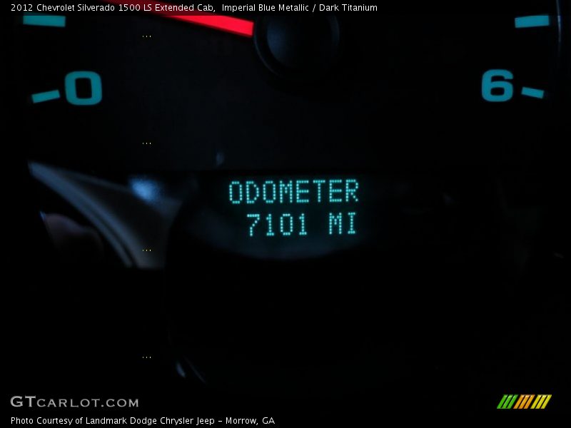 Imperial Blue Metallic / Dark Titanium 2012 Chevrolet Silverado 1500 LS Extended Cab