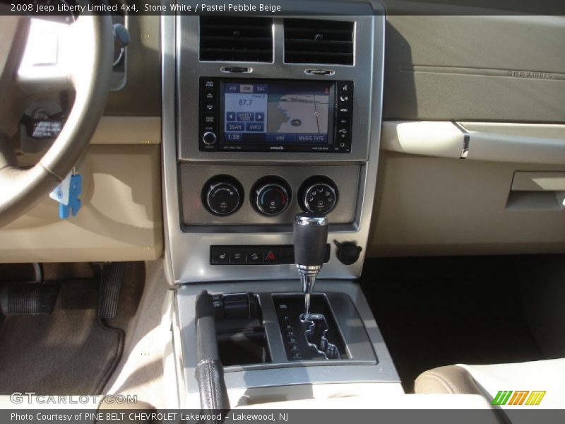 Stone White / Pastel Pebble Beige 2008 Jeep Liberty Limited 4x4