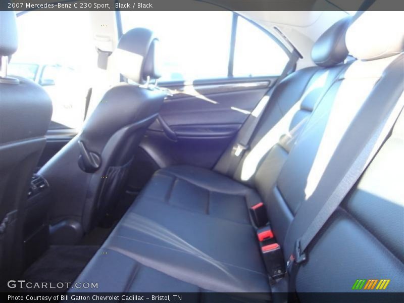 Black / Black 2007 Mercedes-Benz C 230 Sport