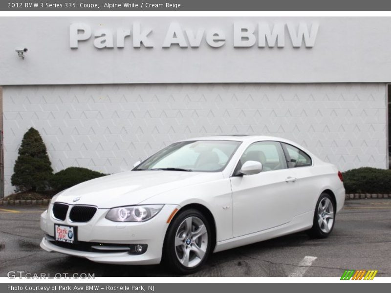 Alpine White / Cream Beige 2012 BMW 3 Series 335i Coupe