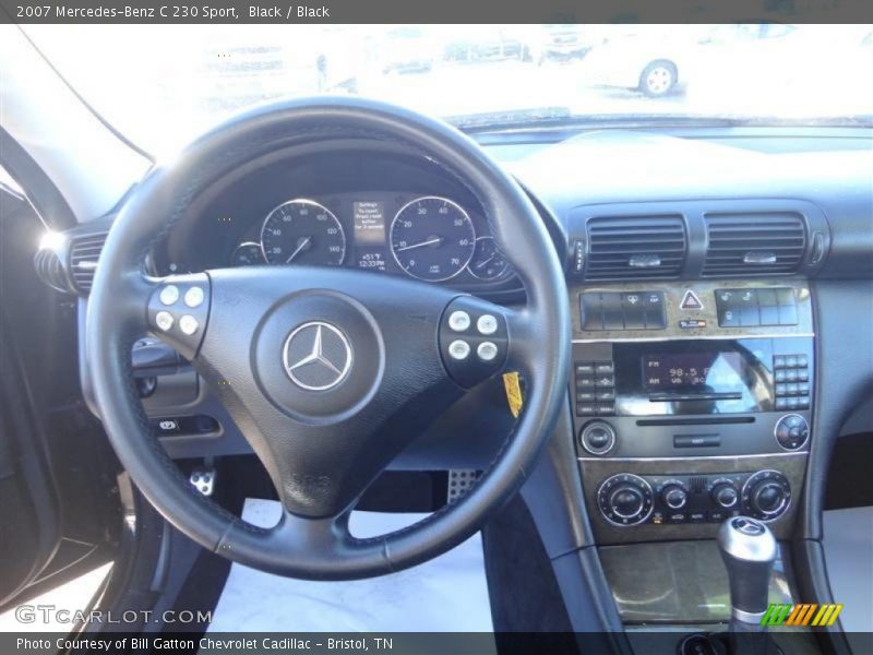 Black / Black 2007 Mercedes-Benz C 230 Sport