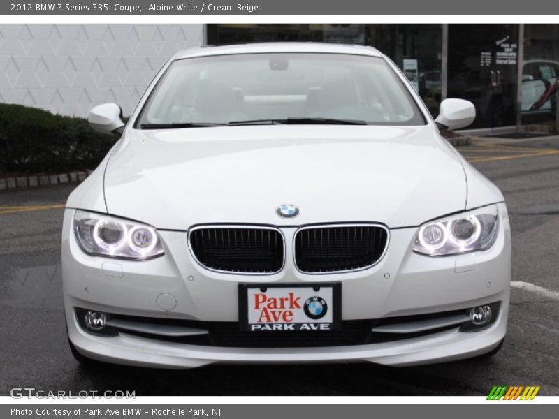 Alpine White / Cream Beige 2012 BMW 3 Series 335i Coupe