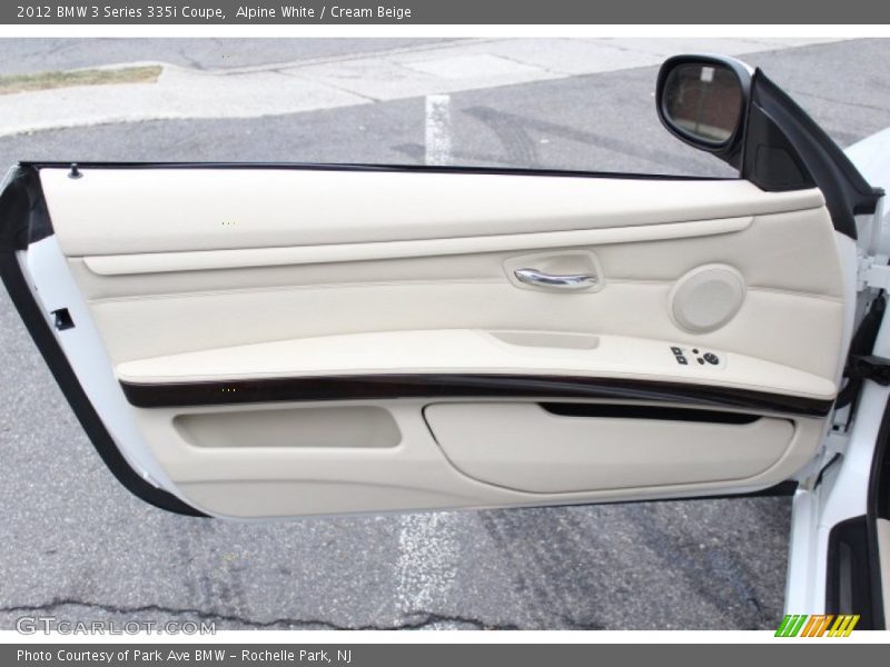 Alpine White / Cream Beige 2012 BMW 3 Series 335i Coupe