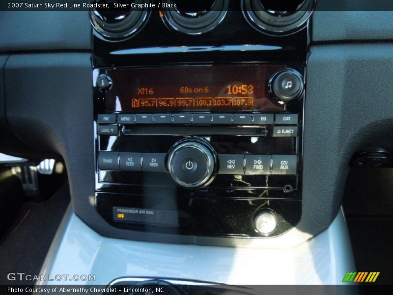 Controls of 2007 Sky Red Line Roadster