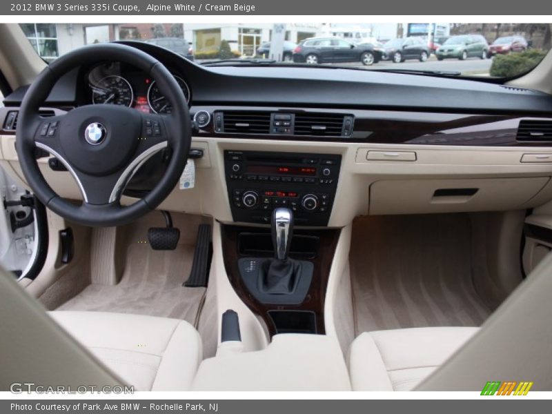 Alpine White / Cream Beige 2012 BMW 3 Series 335i Coupe