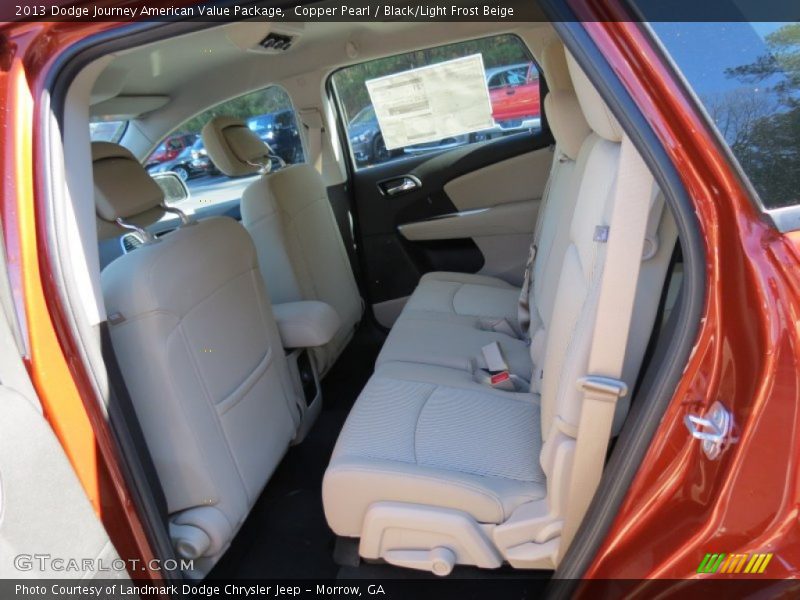 Copper Pearl / Black/Light Frost Beige 2013 Dodge Journey American Value Package