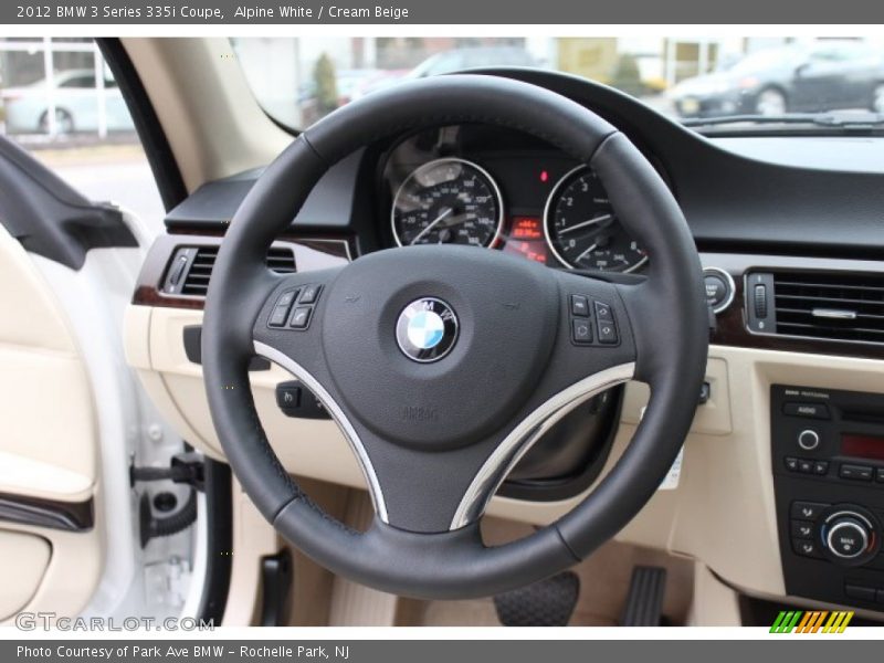 Alpine White / Cream Beige 2012 BMW 3 Series 335i Coupe