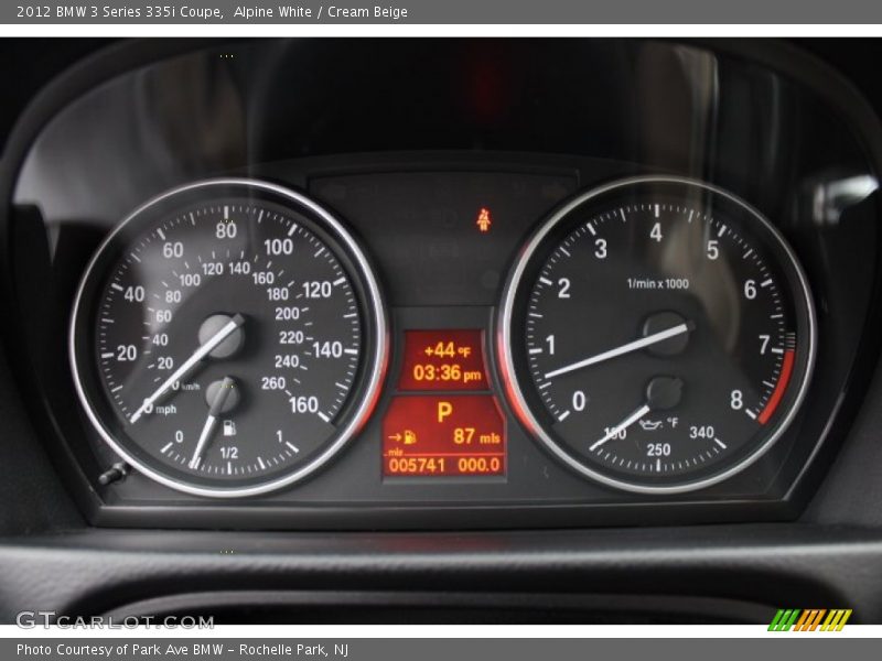 Alpine White / Cream Beige 2012 BMW 3 Series 335i Coupe