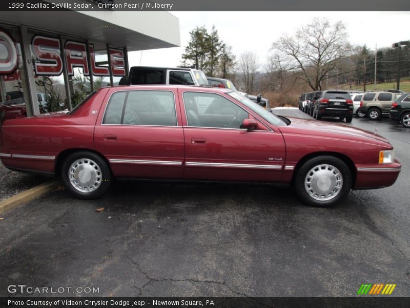 Crimson Pearl / Mulberry 1999 Cadillac DeVille Sedan