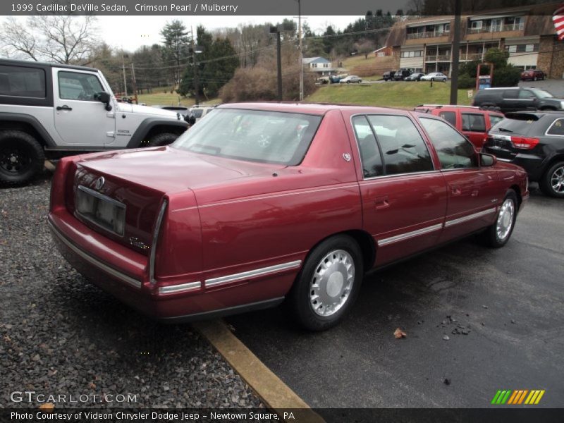 Crimson Pearl / Mulberry 1999 Cadillac DeVille Sedan