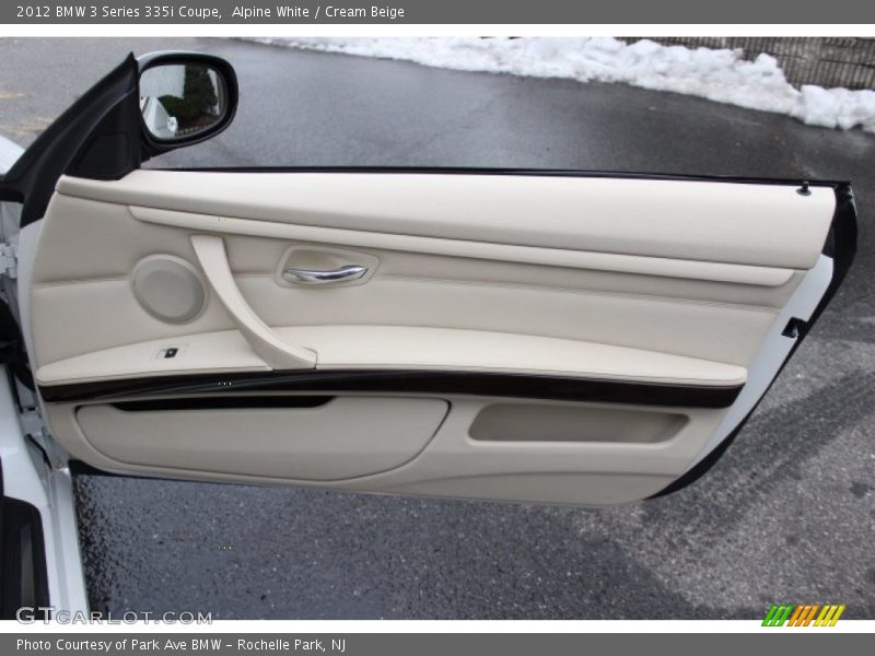 Alpine White / Cream Beige 2012 BMW 3 Series 335i Coupe