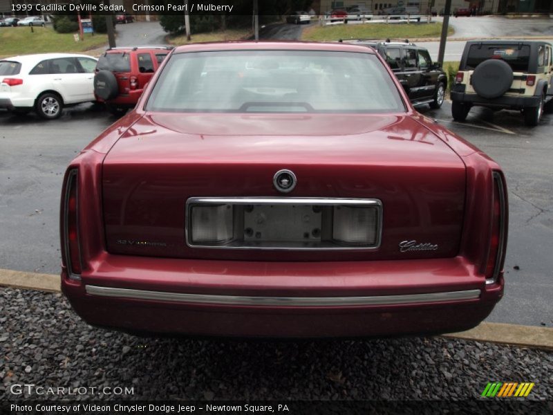 Crimson Pearl / Mulberry 1999 Cadillac DeVille Sedan