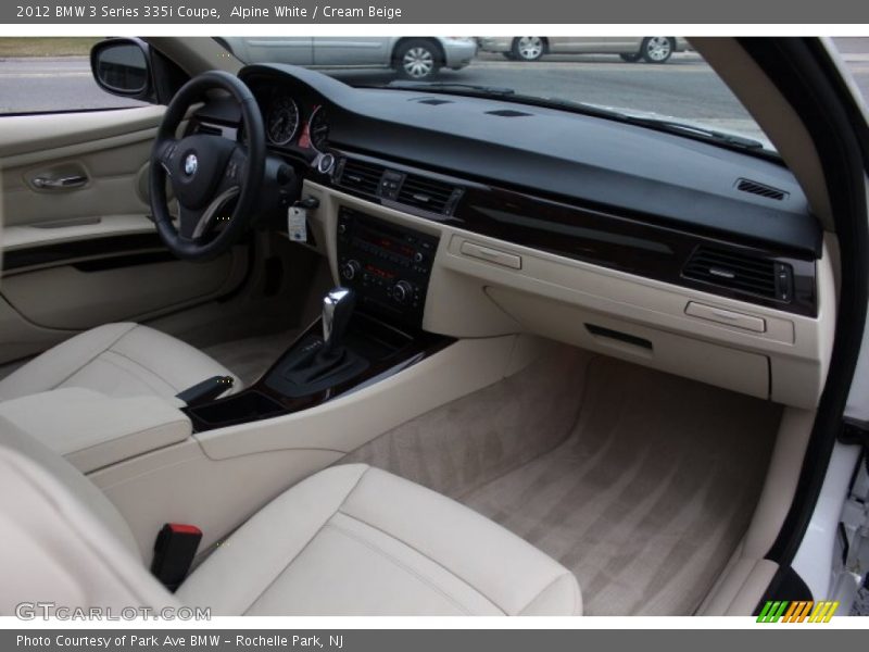 Alpine White / Cream Beige 2012 BMW 3 Series 335i Coupe