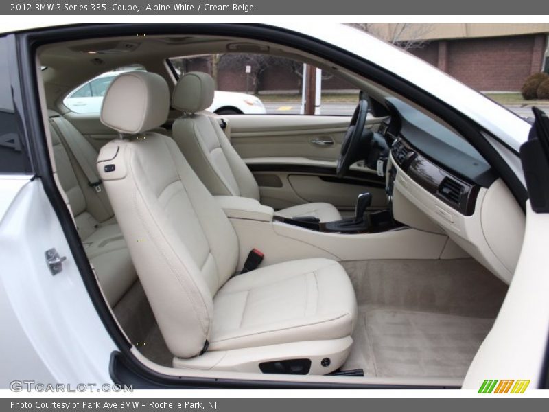 Alpine White / Cream Beige 2012 BMW 3 Series 335i Coupe