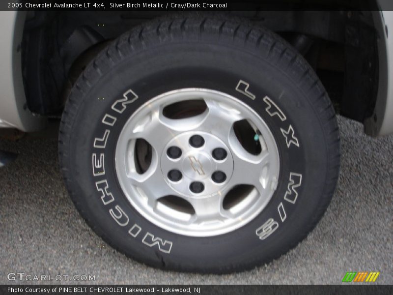Silver Birch Metallic / Gray/Dark Charcoal 2005 Chevrolet Avalanche LT 4x4