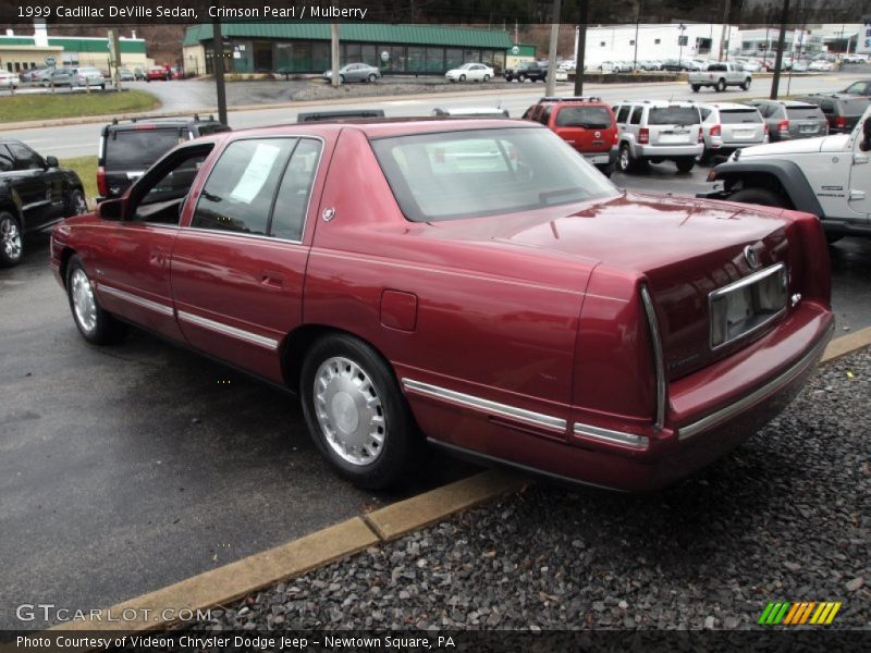 Crimson Pearl / Mulberry 1999 Cadillac DeVille Sedan