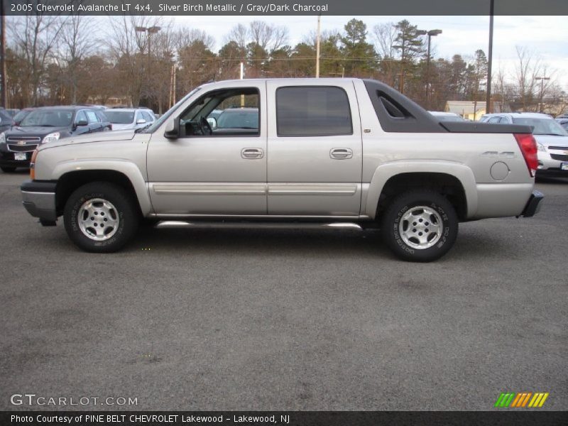Silver Birch Metallic / Gray/Dark Charcoal 2005 Chevrolet Avalanche LT 4x4
