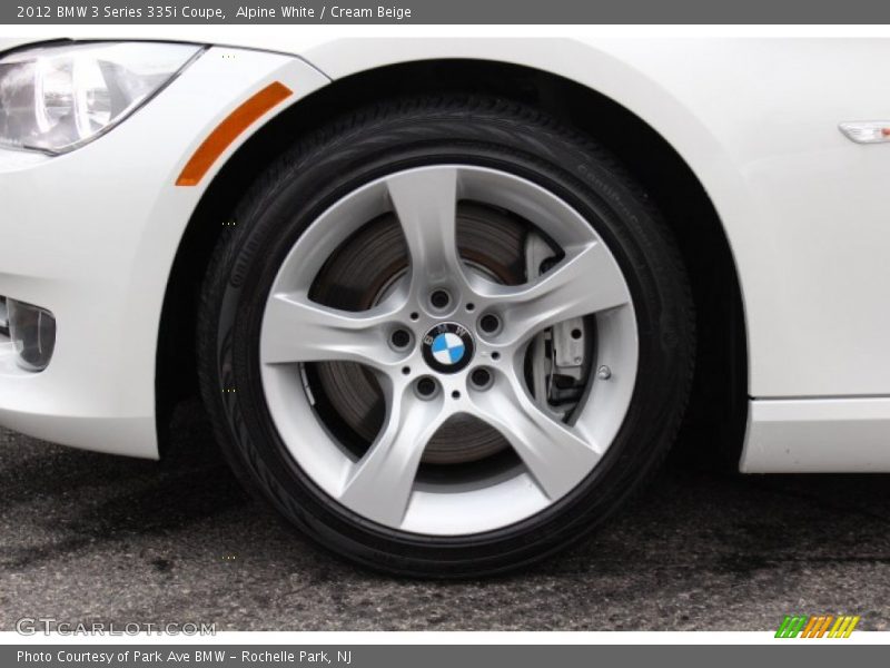 Alpine White / Cream Beige 2012 BMW 3 Series 335i Coupe