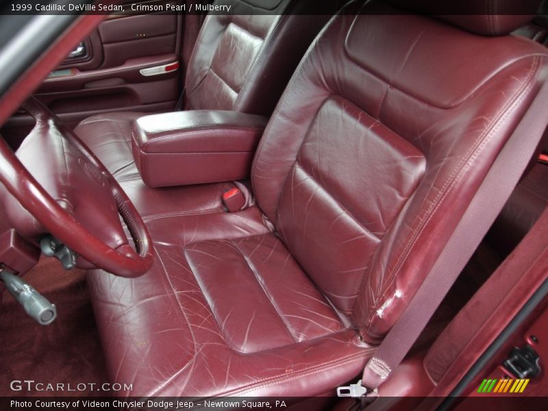Crimson Pearl / Mulberry 1999 Cadillac DeVille Sedan