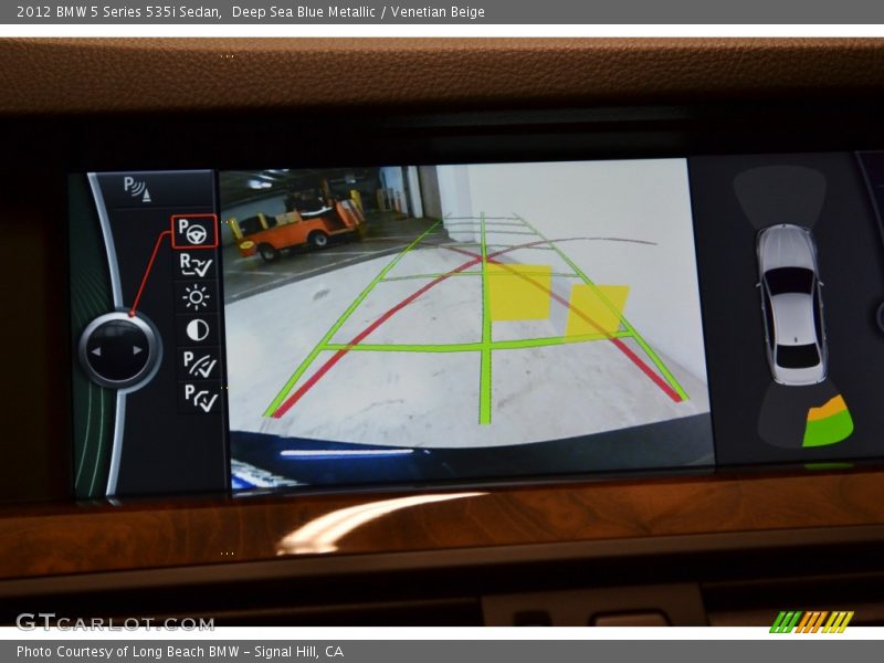 Deep Sea Blue Metallic / Venetian Beige 2012 BMW 5 Series 535i Sedan