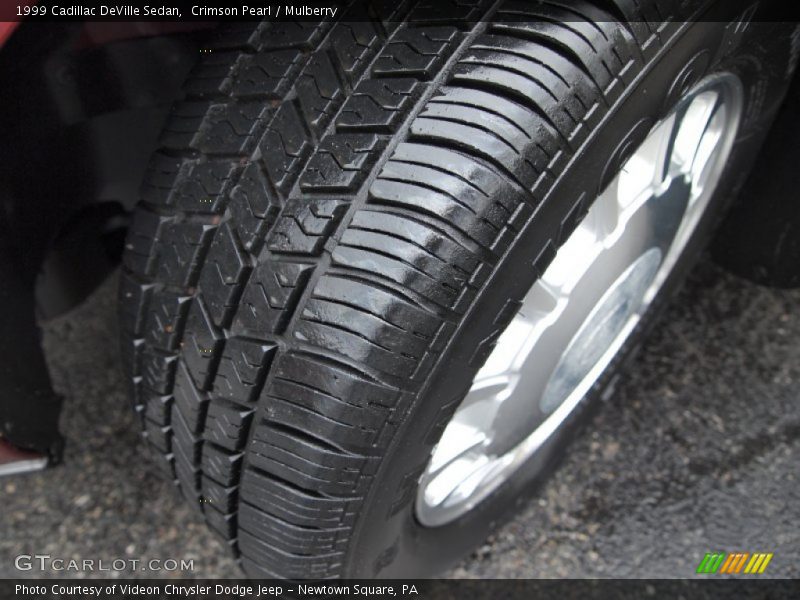 Crimson Pearl / Mulberry 1999 Cadillac DeVille Sedan