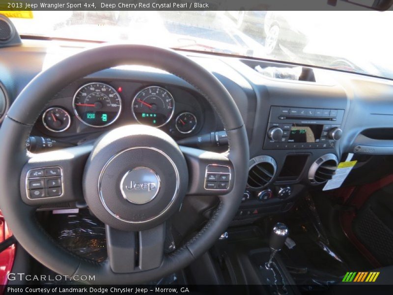 Deep Cherry Red Crystal Pearl / Black 2013 Jeep Wrangler Sport 4x4