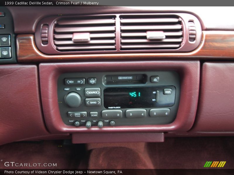 Crimson Pearl / Mulberry 1999 Cadillac DeVille Sedan