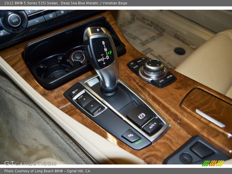 Deep Sea Blue Metallic / Venetian Beige 2012 BMW 5 Series 535i Sedan