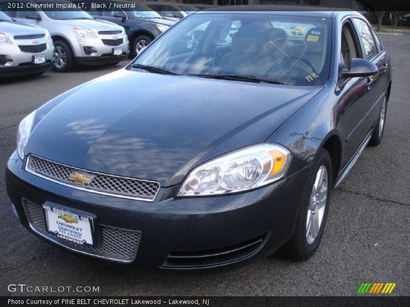Black / Neutral 2012 Chevrolet Impala LT