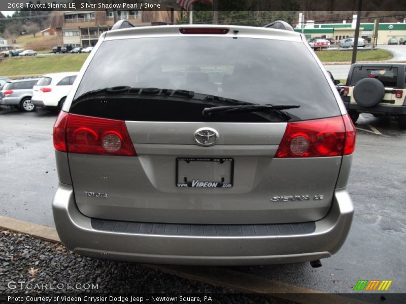 Silver Shadow Pearl / Stone 2008 Toyota Sienna LE