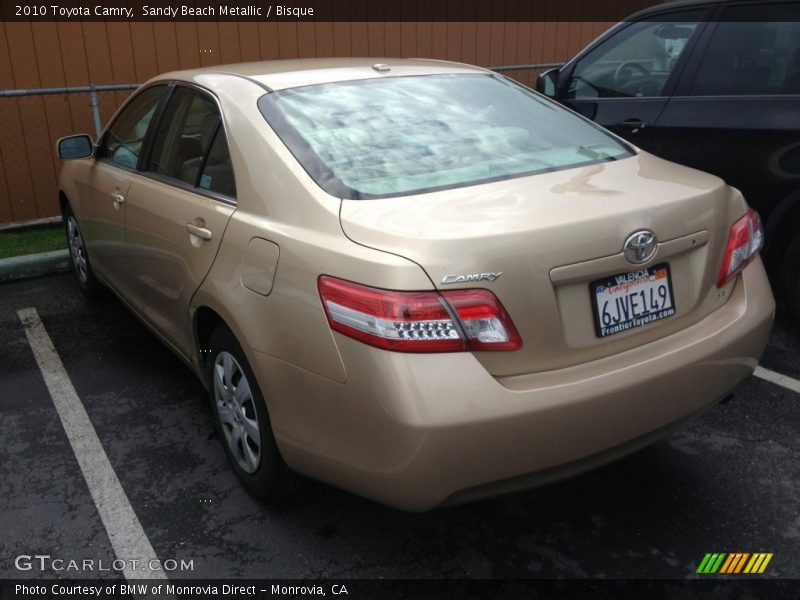 Sandy Beach Metallic / Bisque 2010 Toyota Camry