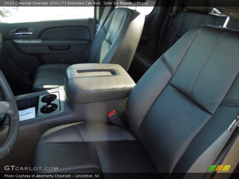 Silver Ice Metallic / Ebony 2013 Chevrolet Silverado 1500 LTZ Extended Cab 4x4